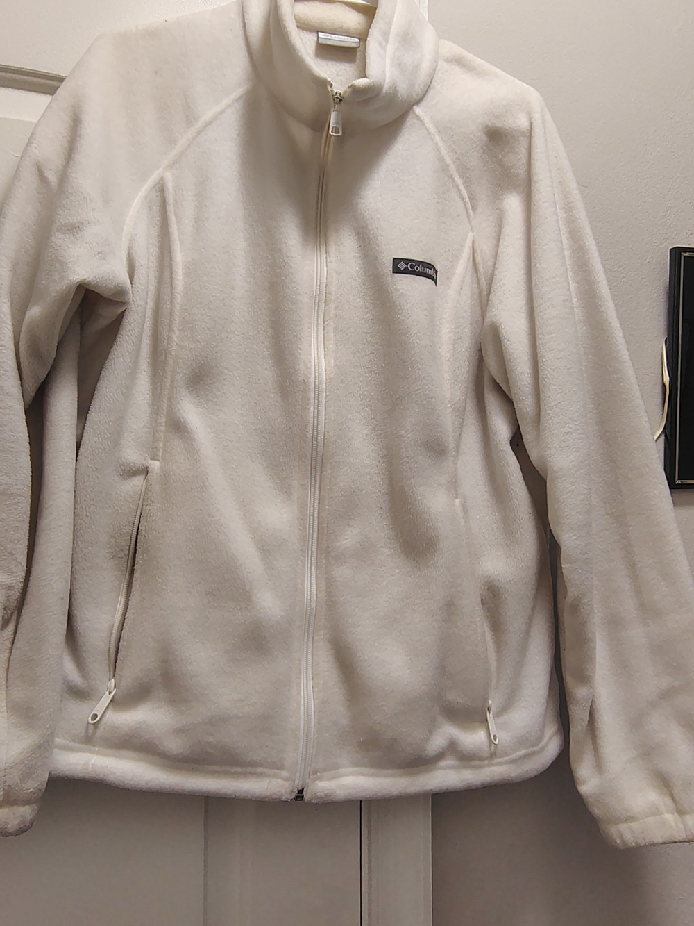 Columbia Women's White Full-Zip Fleece Jacket